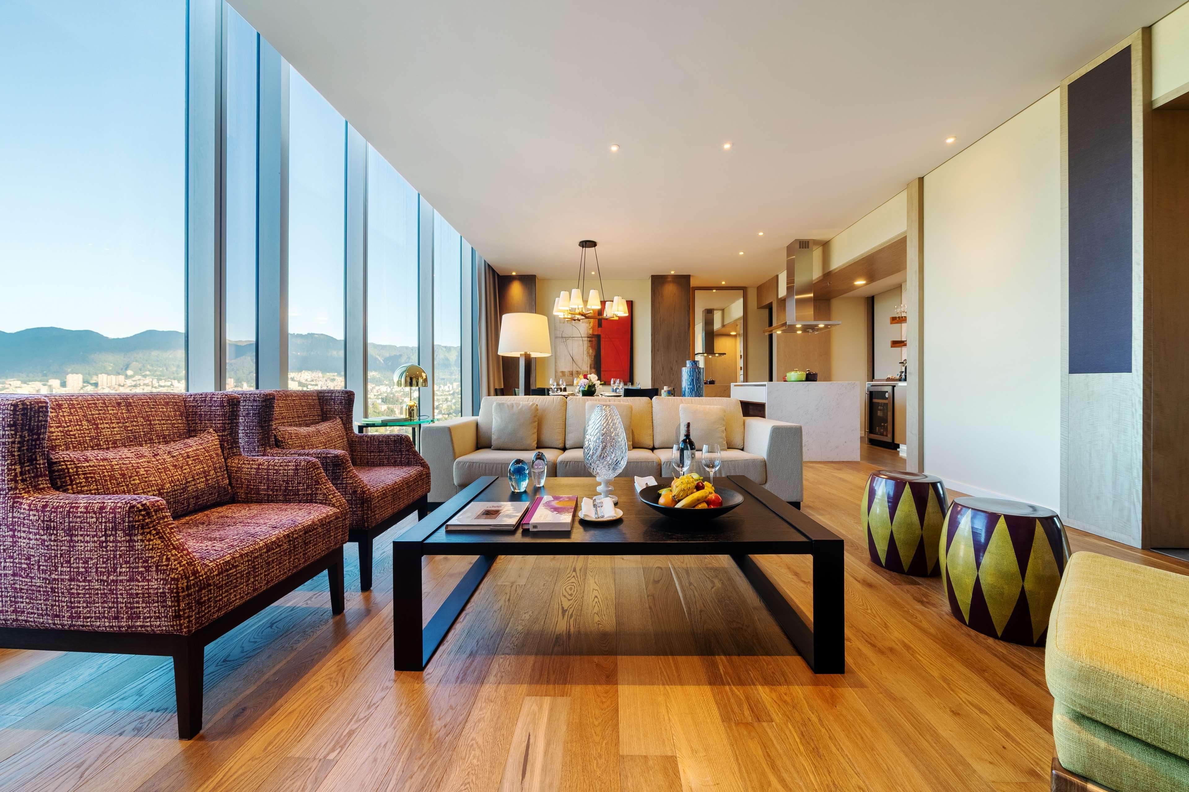 Grand Hyatt Bogota Hotel Exterior photo A living room at the hotel