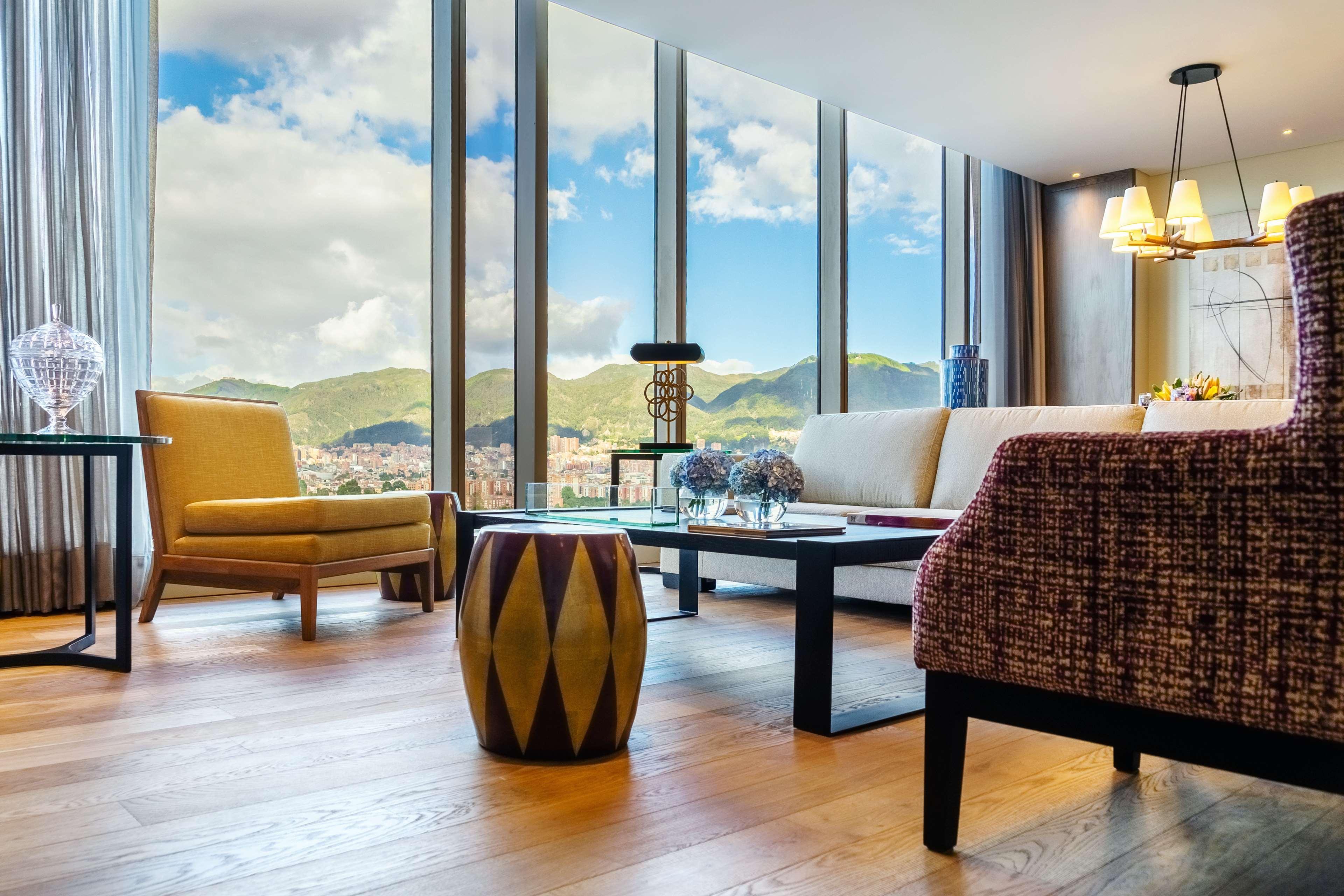 Grand Hyatt Bogota Hotel Exterior photo A living room at the hotel